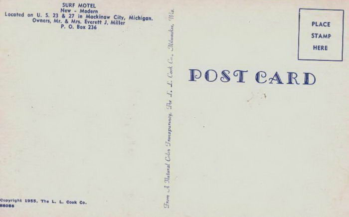 Surf Motel - Old Postcard (newer photo)